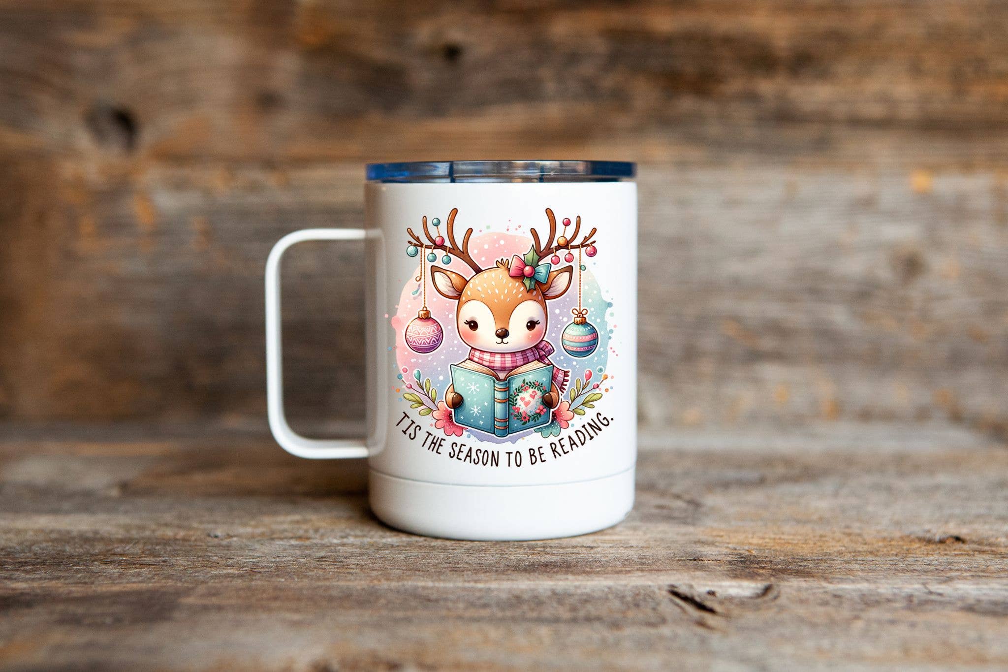 Stencil Art Canada – wholesale Insulated mug/tumbler – Christmas 12oz Travel Coffee Mug    0