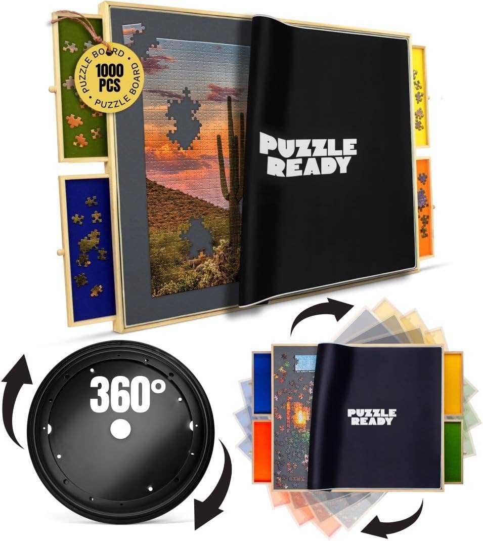 Puzzle Ready - Wholesale Puzzle - Adult - Puzzle Board – Portable Board for Puzzles, Lego Building & Gift Giving19