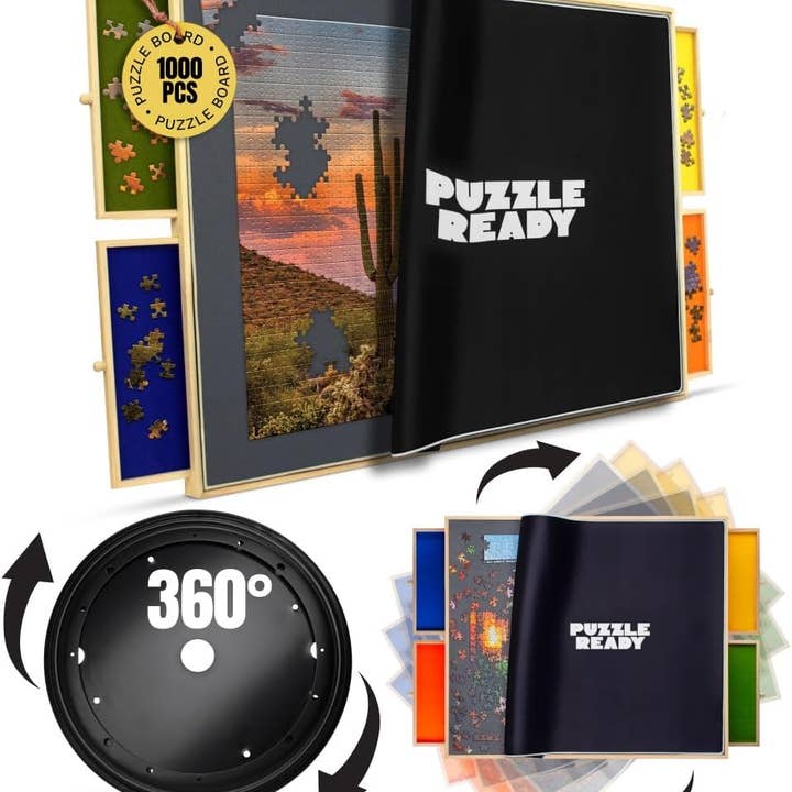 Puzzle Ready - Wholesale Puzzle - Adult - Puzzle Board – Portable Board for Puzzles, Lego Building & Gift Giving19