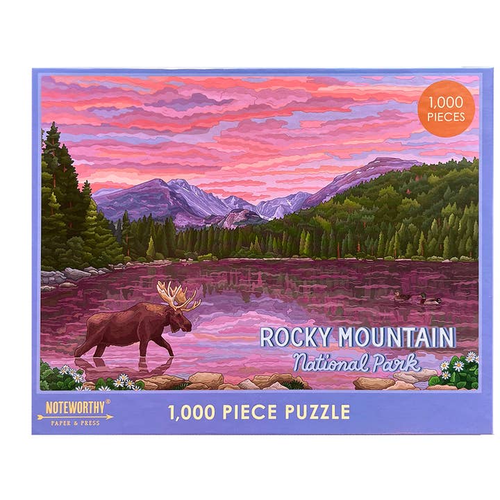 Noteworthy Paper & Press - Wholesale Puzzle - Adult - Rocky Mountain National Park Puzzle