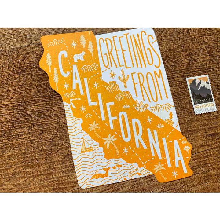 Noteworthy Paper & Press – Großhandel Postkarten – Postkarte „Kalifornien“6