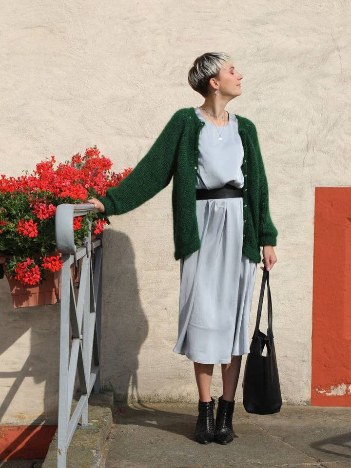 Cardigan - SANTA BARBARA - alligator pour la vente par Lola Meinhardt