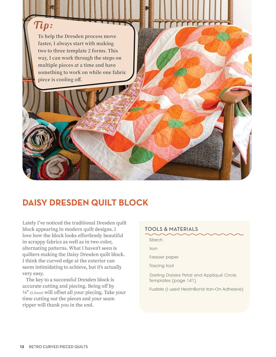 Fox Chapel Publishing - Wholesale Crafts, Hobbies & DIY - Retro Curved Pieced Quilts - 15 Throwback Designs1