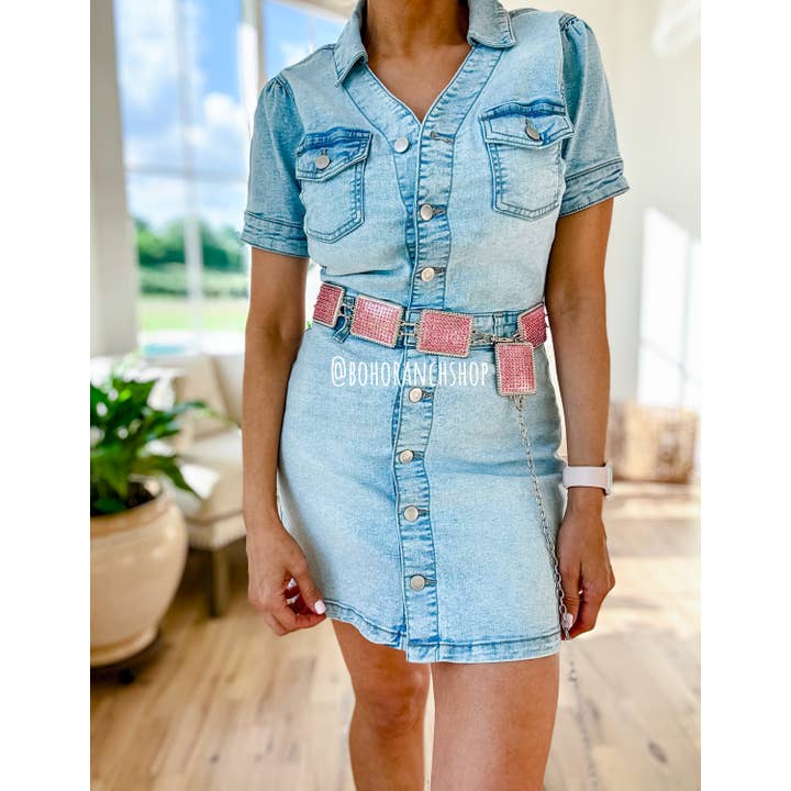 Boho Ranch Shop - Wholesale Belt - Women's - Bling Statement Western Chain Belt4