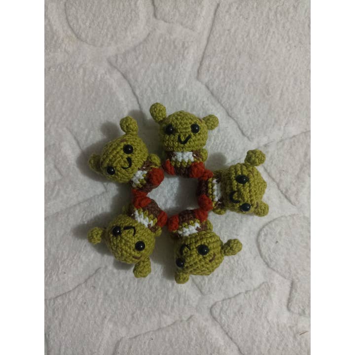 Emel Crochet – wholesale Fyllda/plyschleksaker - Barn och baby – virkad shrek fergus, stoppad leksak amigurumi