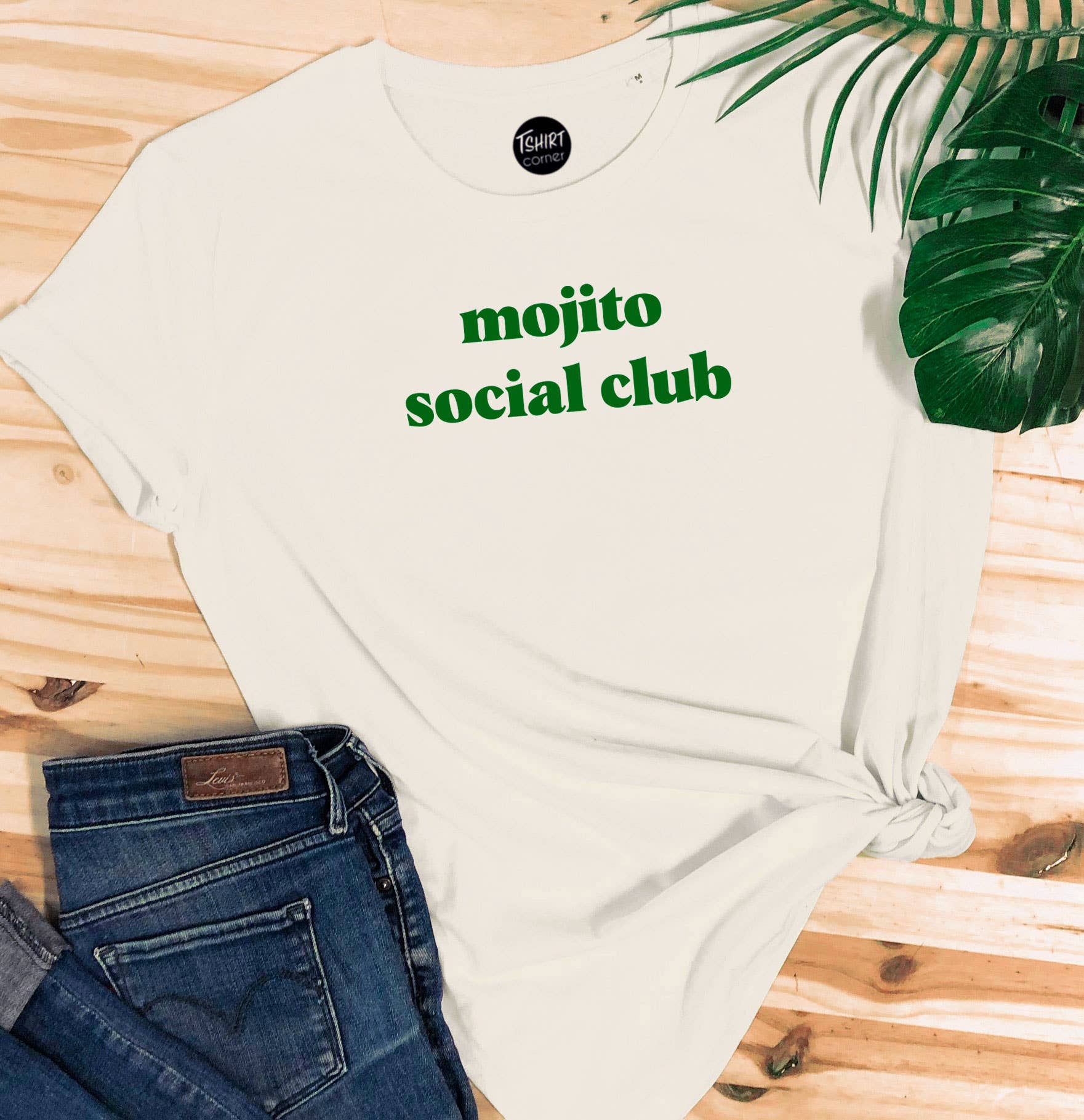 Tshirt Corner - Wholesale Screen Printed T-Shirt - Women's - Mojito Social Club Tee4