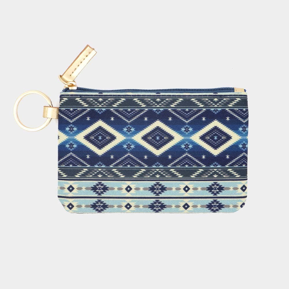 Sensibling Corp. - Wholesale Lanyard - Women's - Boho Aztec Patterned ID Wallet Detachable Lanyard
0