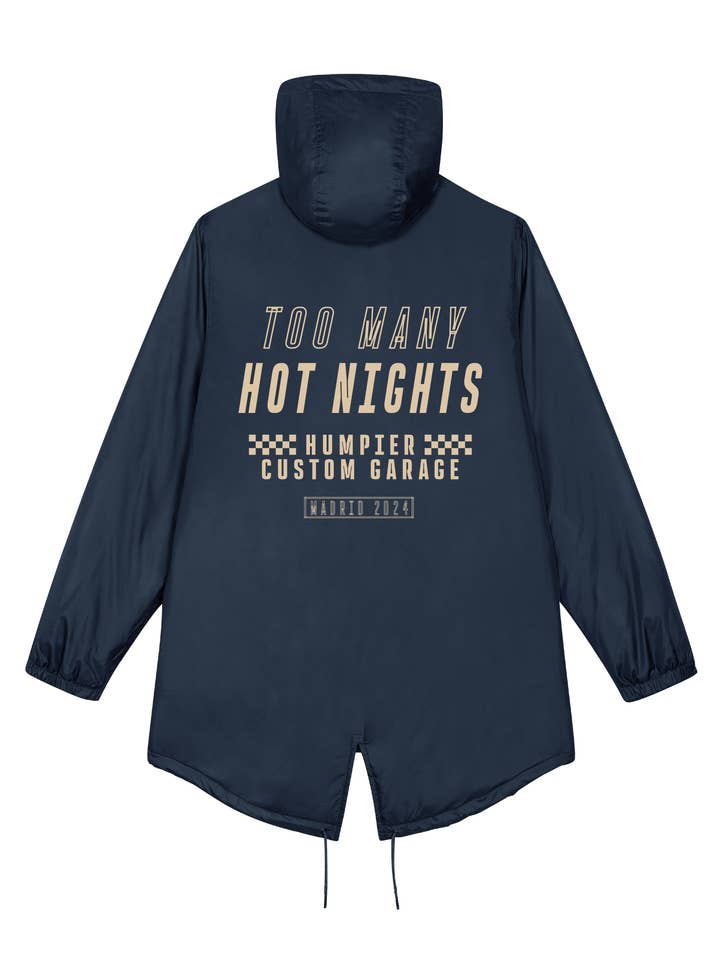 Parka Jacket Hot Nights Navy for wholesale by Humpier