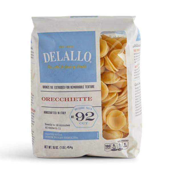 Orecchiette Pasta for wholesale by Delallo