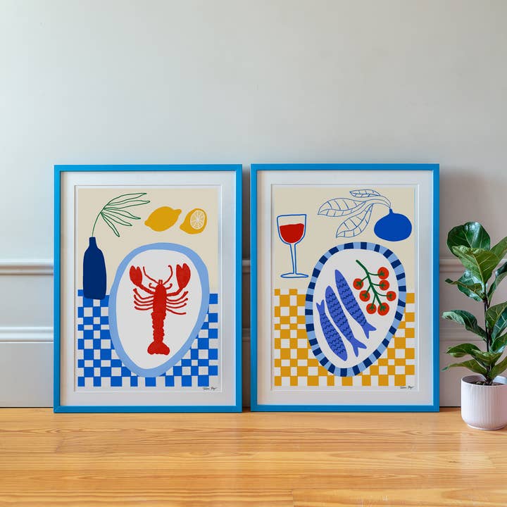 Teresa Rego - Wholesale Art Print - Lobster Lunch3