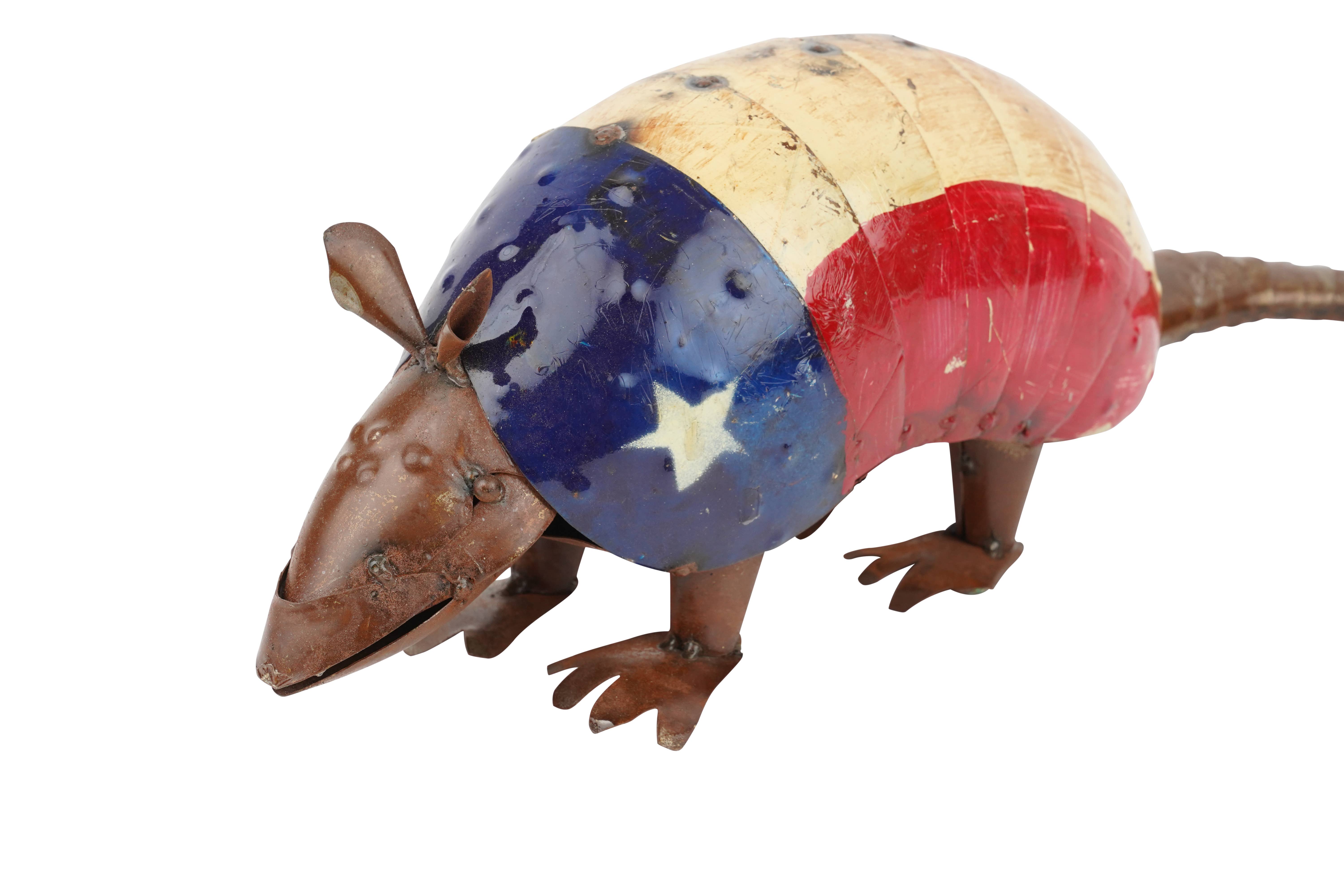 My Amigos Imports – wholesale Utomhusdekor – Andy™ Texas Armadillo-16x5x6 tum-metall-trädgård-gård2