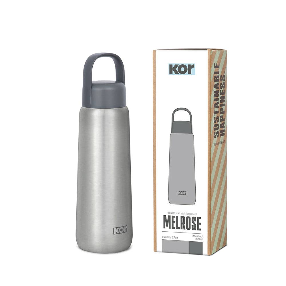 Kor Water, Inc. - Vente Bouteilles d'eau - Melrose - Bouteille en acier inoxydable à double paroi de 27 oz (800 ml)37