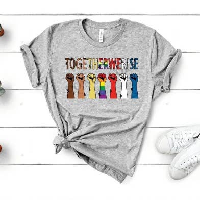 Sammen stiger vi Tee Tshirt Shirt afslappet comfy for engroshandel hos The Candy Collections