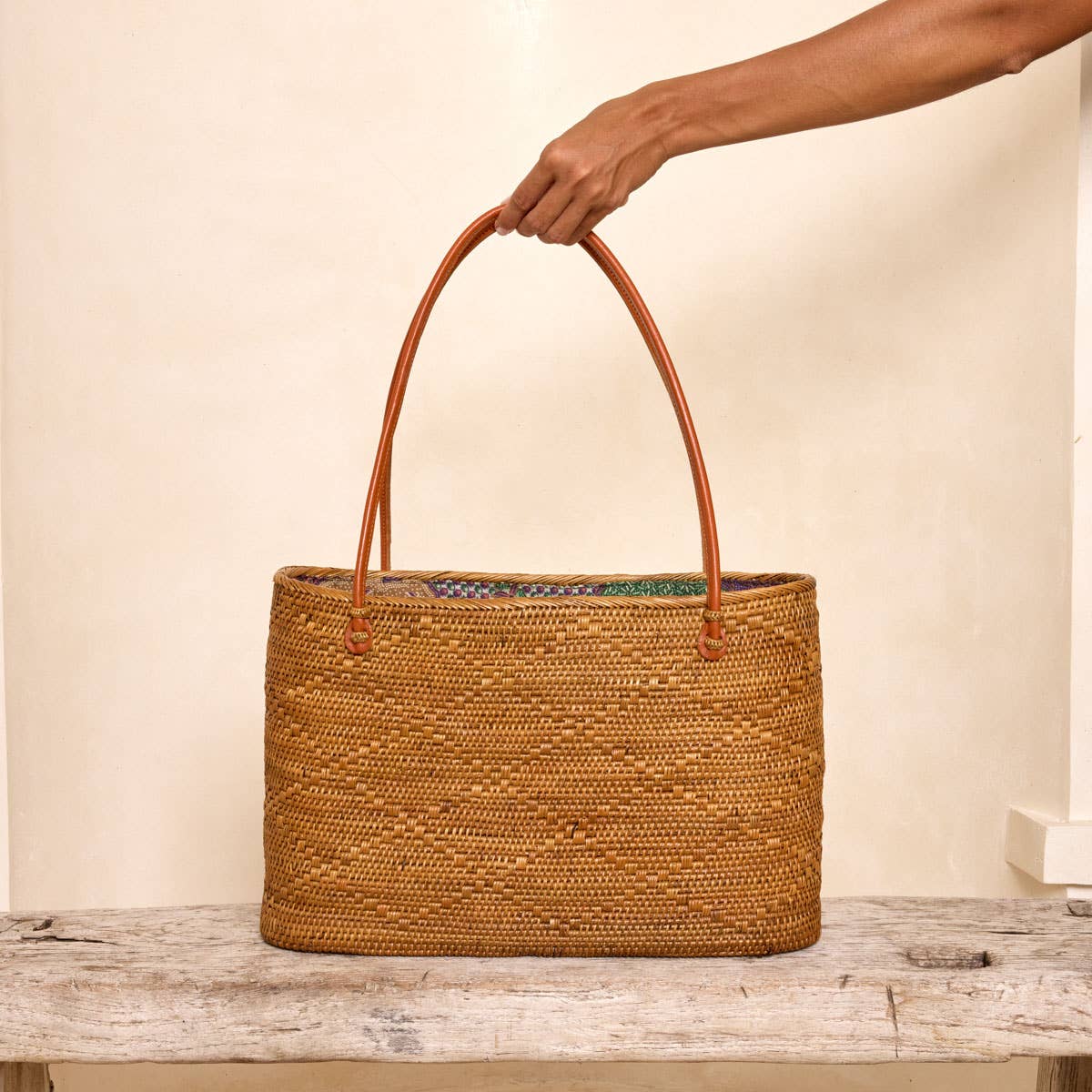 The Winding Road - Vendita all'ingrosso Borsa tote - Donna - Borse Tote in Ata Vine - 3 Misure, Piccola, Media e Grande8