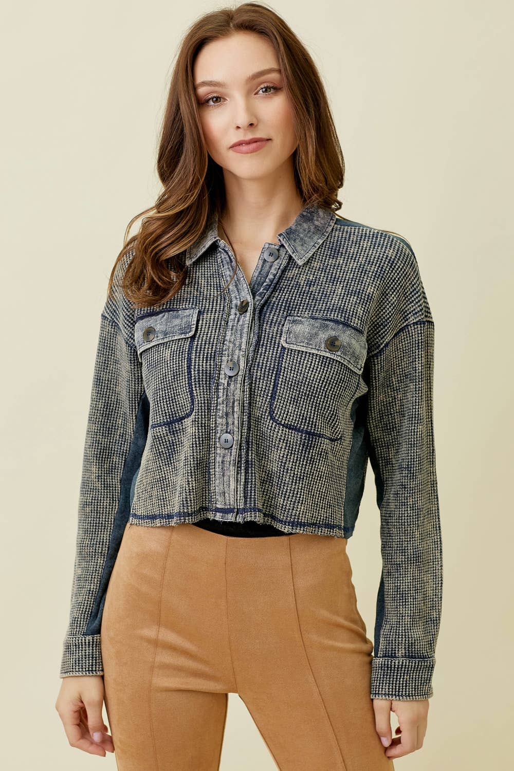 Mystree – Engroshandel Jakke - Dame – 60271 Washed termisk jakke8