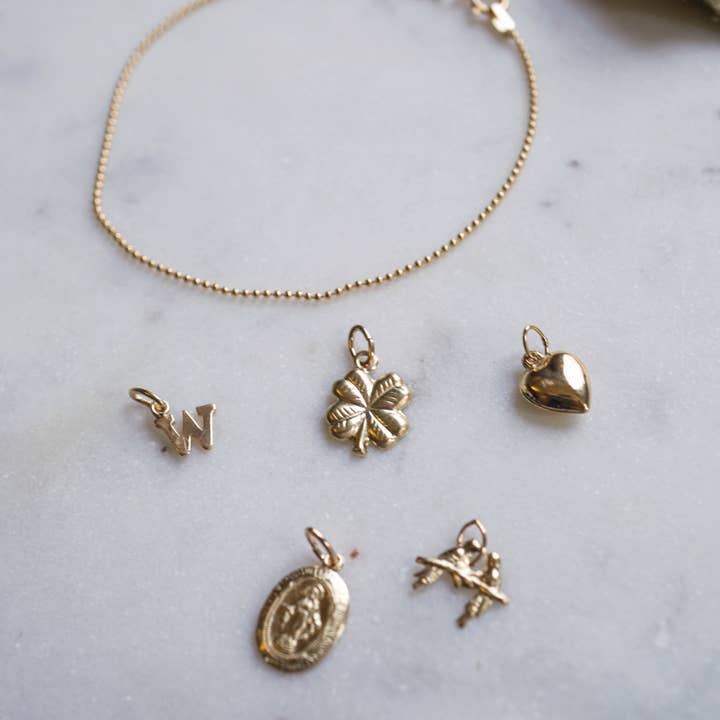 JoeLuc - Wholesale Individual Charm/Pendant - GF Initial Charms1