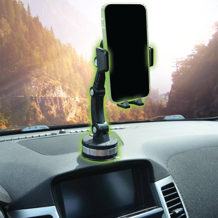 Novelty Brands - Wholesale Phone/Tablet Stand - Gadget Gear Suction Based Adjustable Phone Mount - 4/Display6