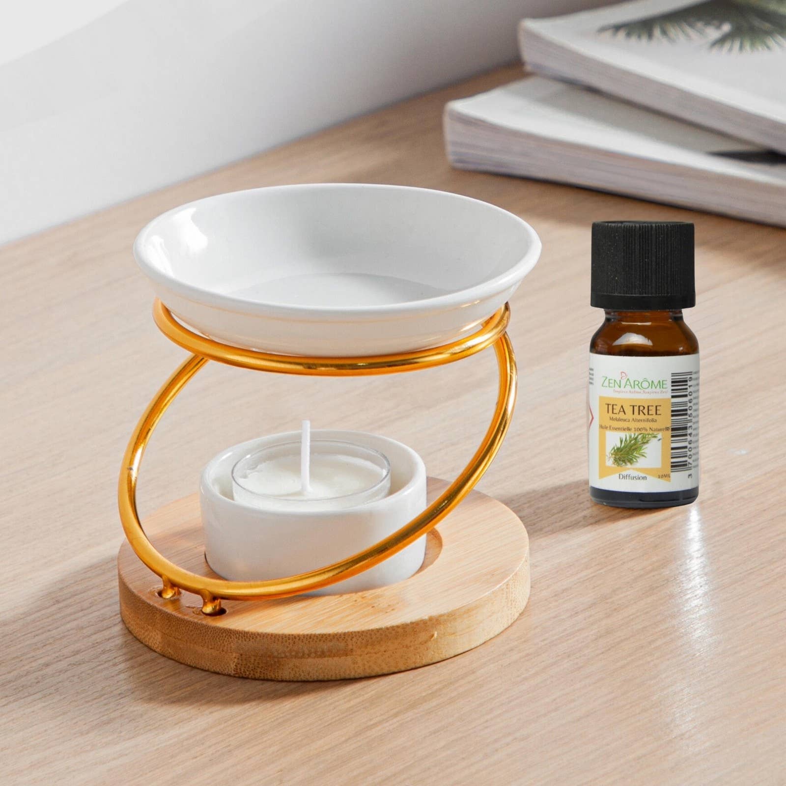 Zen'Arôme - Wholesale Oil Warmer - Hula scented wax warmer and scented melt - gift idea9