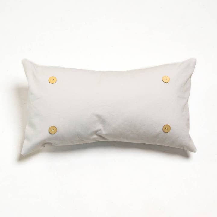 Natural Cotton Button Pillow Lumbar and other Purchase Wholesale rightside design pillows. Free Returns & Net 60 Terms on Faire trending on Faire.
