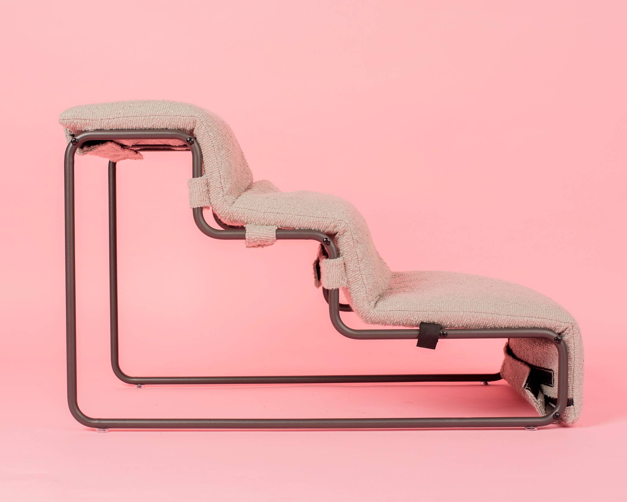 Pablo & Co. Boutique – wholesale Pet bed – Cat/dog – Pet Stairs for Cats & Dogs - Grey Boucle4