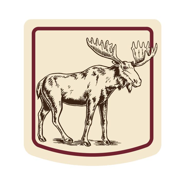 Counter Couture - Wholesale Sticker - Moose Sticker | Badge | Decals | Gifts