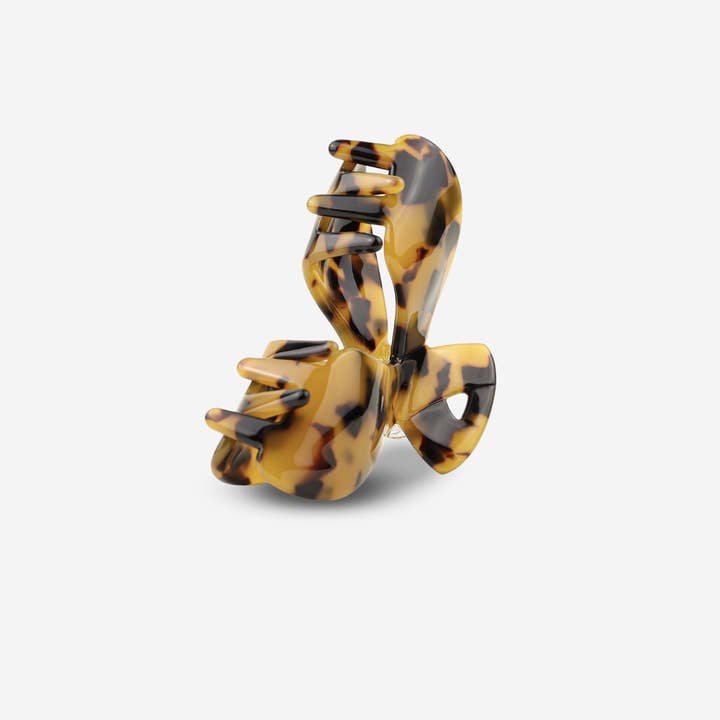 sasstie – wholesale Hair clip – Women’s – Hair Clip - Arc Dark Cheetah2