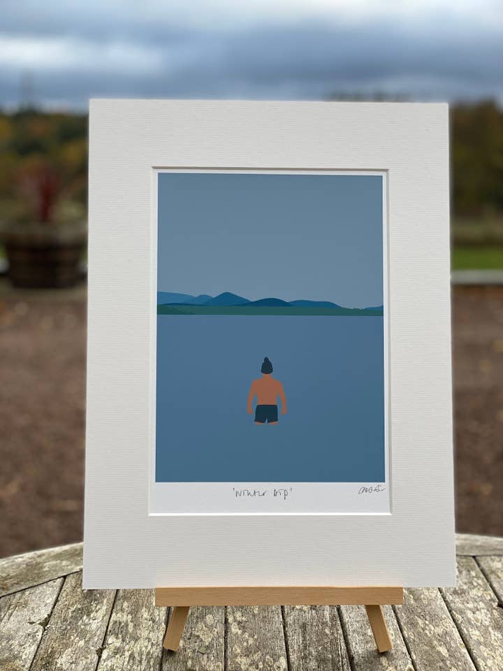 Imprimé hivernal pour la vente par Fiddy+Mabel