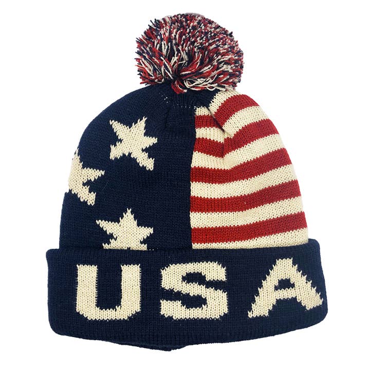 USA Winter Beanie for wholesale by I Love My Freedom
