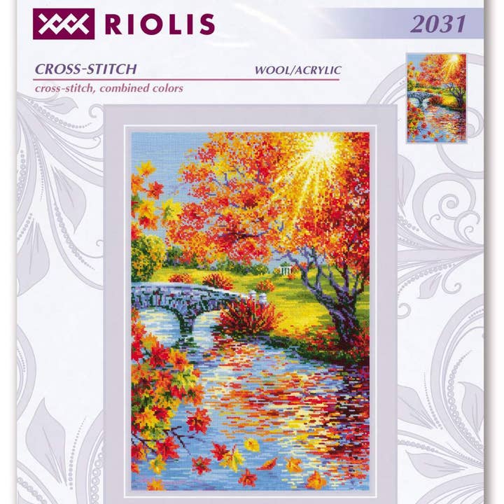RIOLIS - Wholesale Embroidery/Cross Stitch Supplies - Cross Stitch Kit From Riolis 2031 Sunny Autumn1
