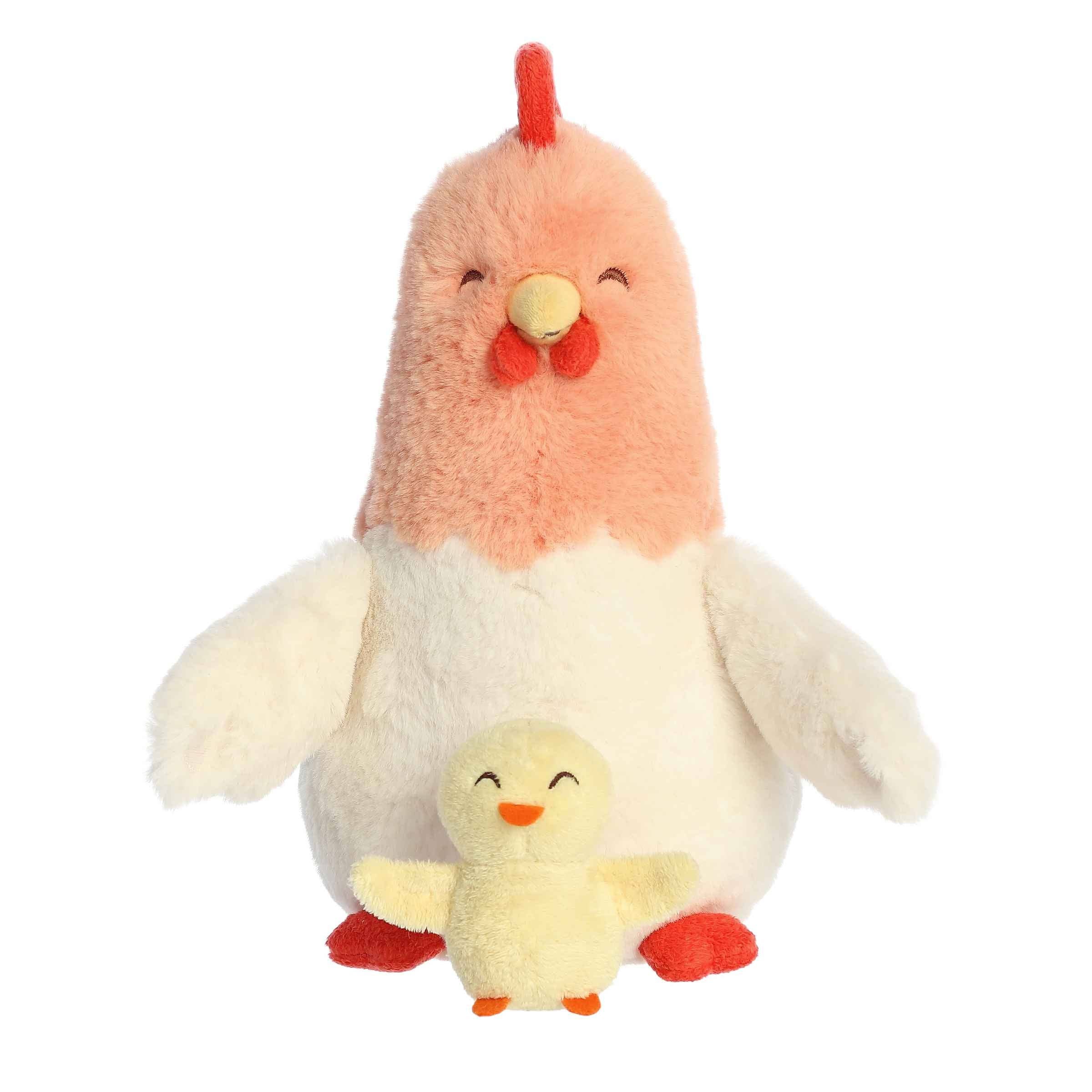Ebba by Aurora Gift - Wholesale Stuffed/Plush Toy - Kids & Baby - 11" Cluck Chicken & Cheepy Chick™5