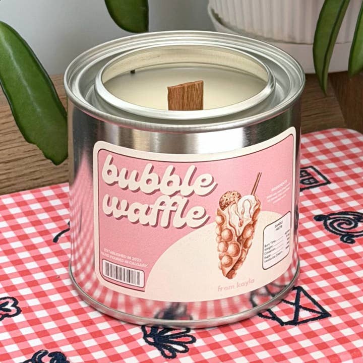 From Kayla - Wholesale Travel Candles - Bubble Waffle Candle