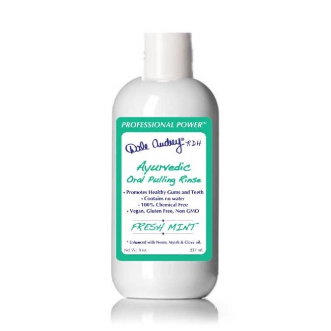 Ayurvedic Oral Pulling Rinse, Professional, 8 oz MINT for wholesale by Oral Fitness, Inc./Dale Audrey RDH