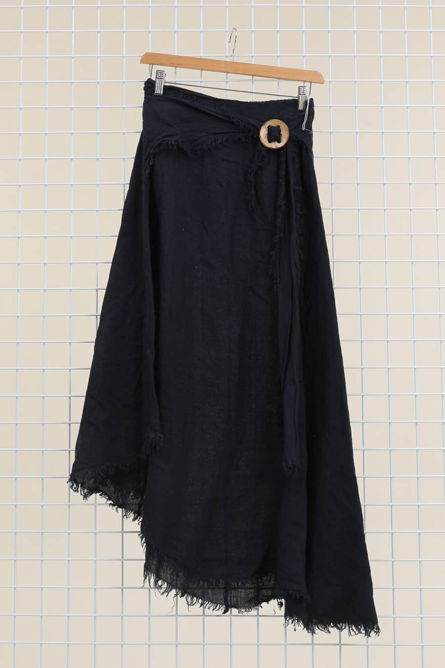 la maison des fibres naturelles - Wholesale Skirt - Women's - Linen skirt with drawstring 1013 100% linen12