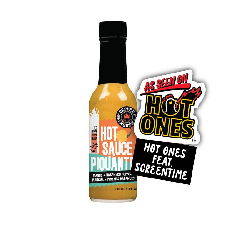 Mango + Habanero Peppers Hot Sauce for wholesale by Pepper North Artisan Foods