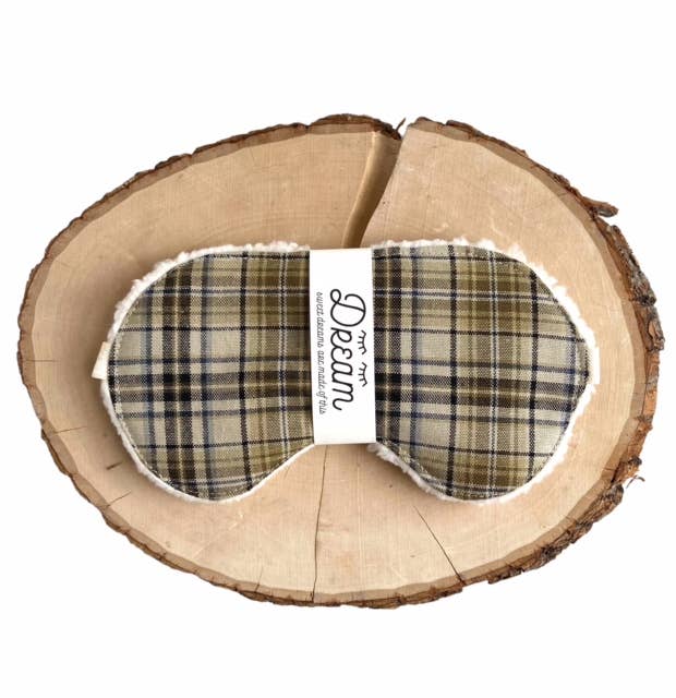 Little Man - Wholesale Sleep/Eye Mask - Sleep Mask / Sweet Dreams Sleep Mask /  Plaid1