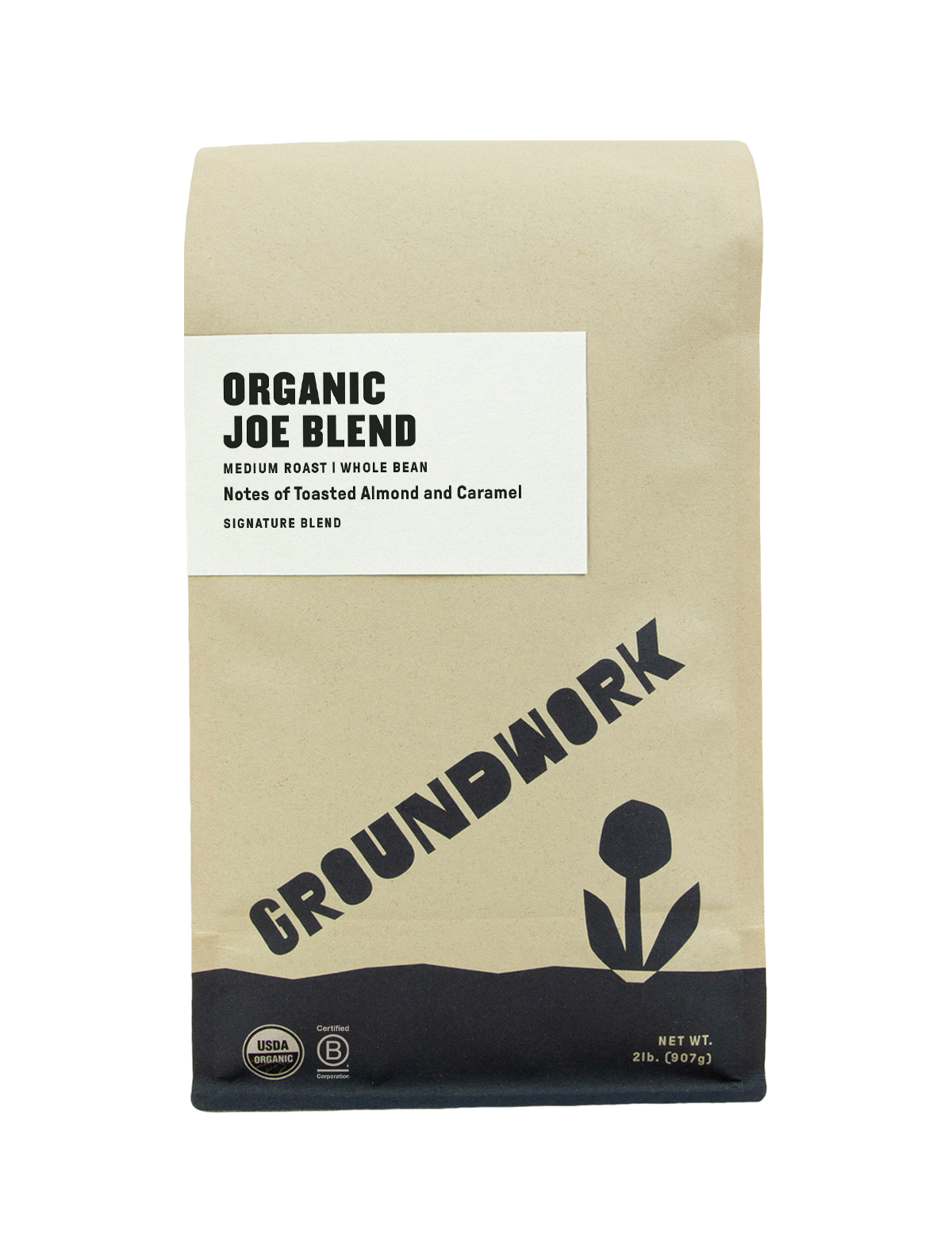 Groundwork Coffee Roasters - Wholesale Coffee Beans - Organic Joe Blend Medium Roast Coffee Beans1