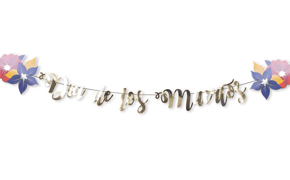 Tim&Puce Factory - Vendita all'ingrosso Bandierine/Ghirlande - GHIRLANDA A FORMA DI LETTERA DIA DE LOS MUERTOS, 2 M0