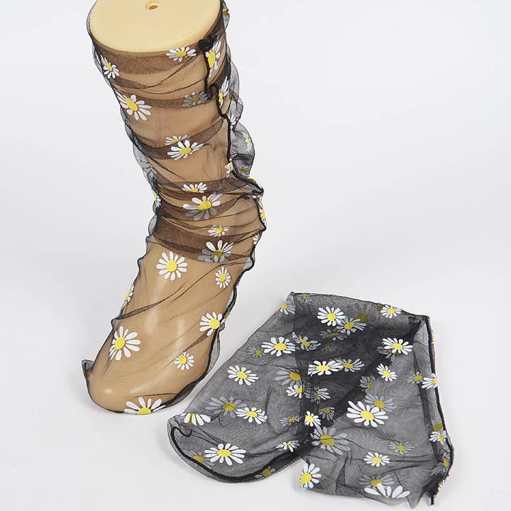 Daisy Mesh Socks for wholesale by 3AM BY H&D ACCESSORIES