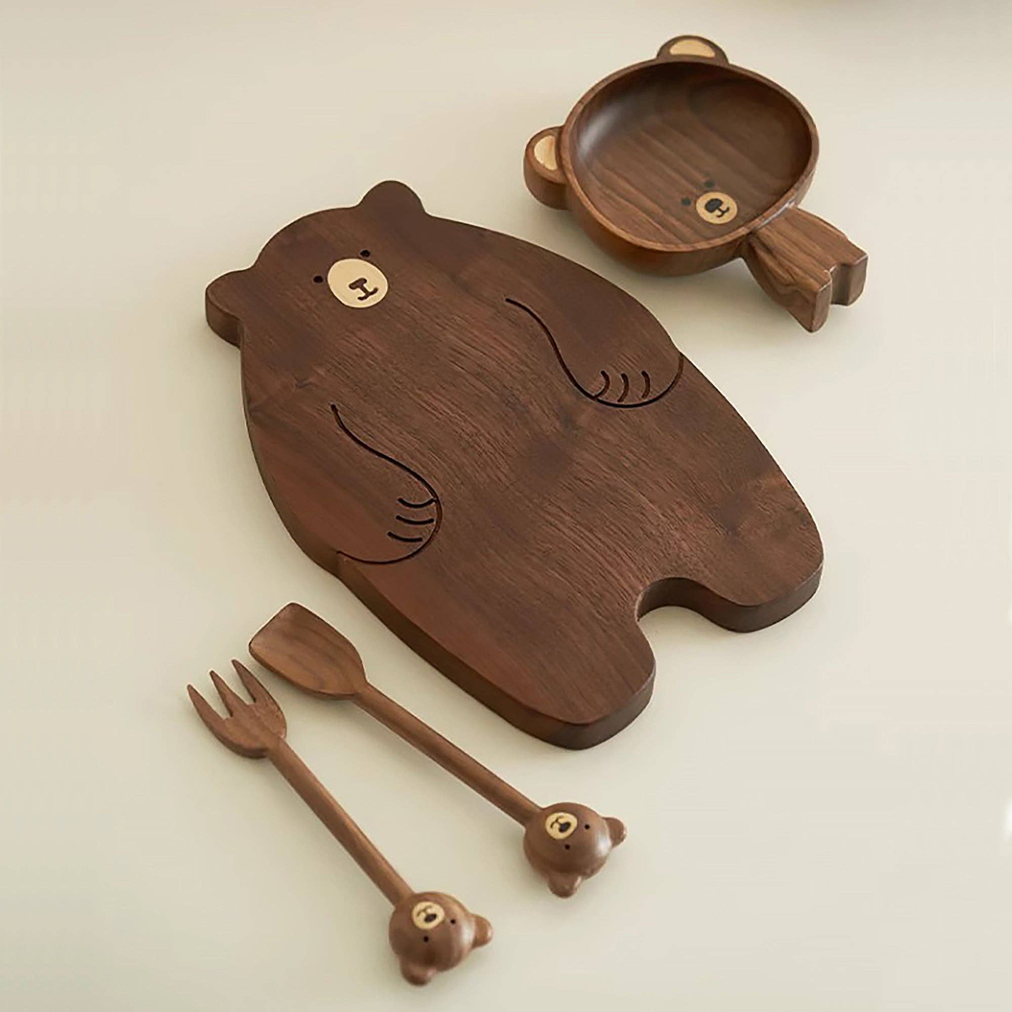 MinoCraft - Wholesale Serving Utensil - Handmade walnut tableware6