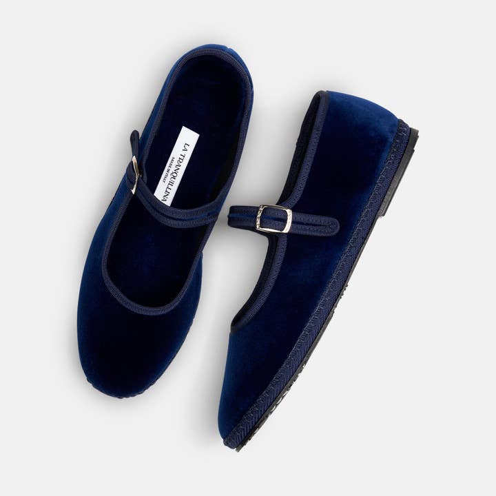 Dark Blue Siena Mary Janes Friulane :: Blu for wholesale on Faire