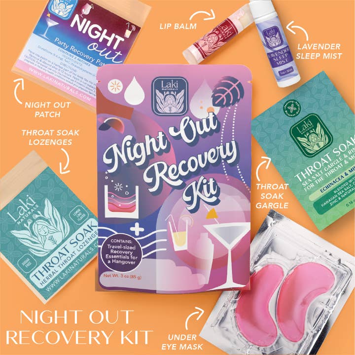 Laki Naturals - Wholesale Party Favor - Night Out Recovery Kit for Hangovers