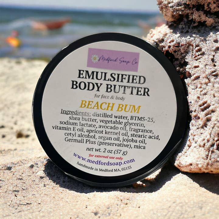 Emulsified Body Butter for wholesale by Medford Soap Company