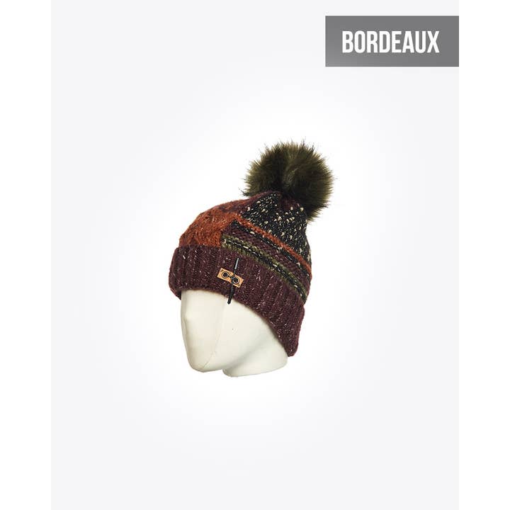 Fonem – wholesale Beanie – Women's – Bonnet Femme Avec Pompon : Claudia2