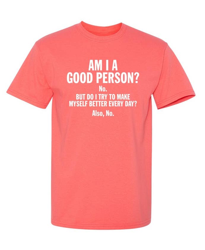 Feelin Good Tees - Wholesale Screen Printed T-Shirt - Unisex - Am I A Good Person?9