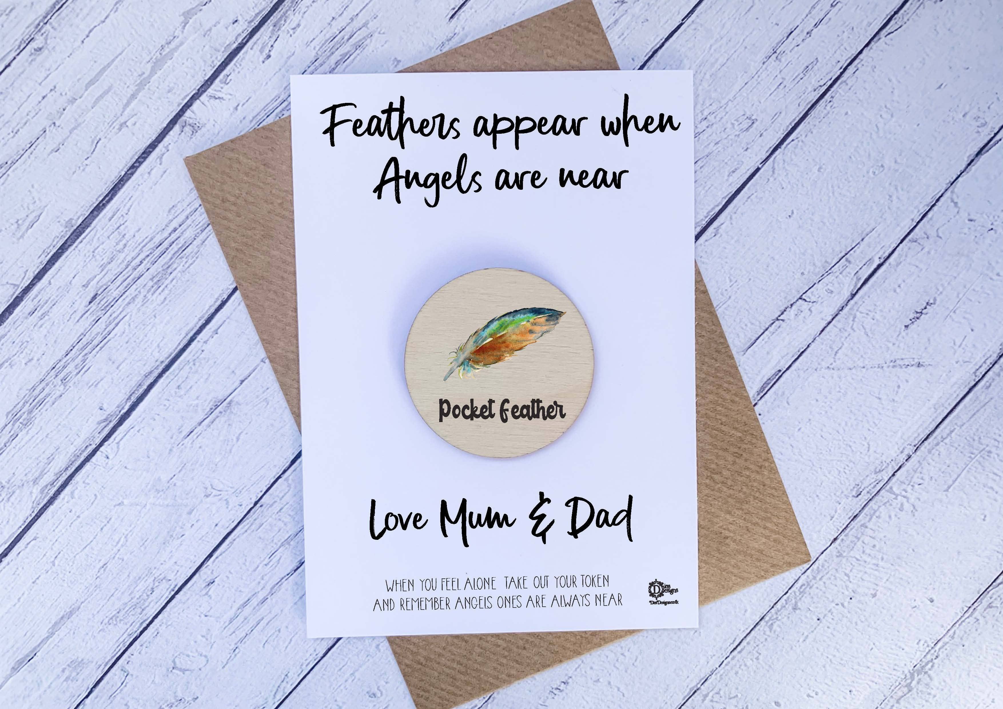 Dios Designs – Großhandel Sammelmünze – Pokerkarte im Taschenformat aus Holz Robins Appear0