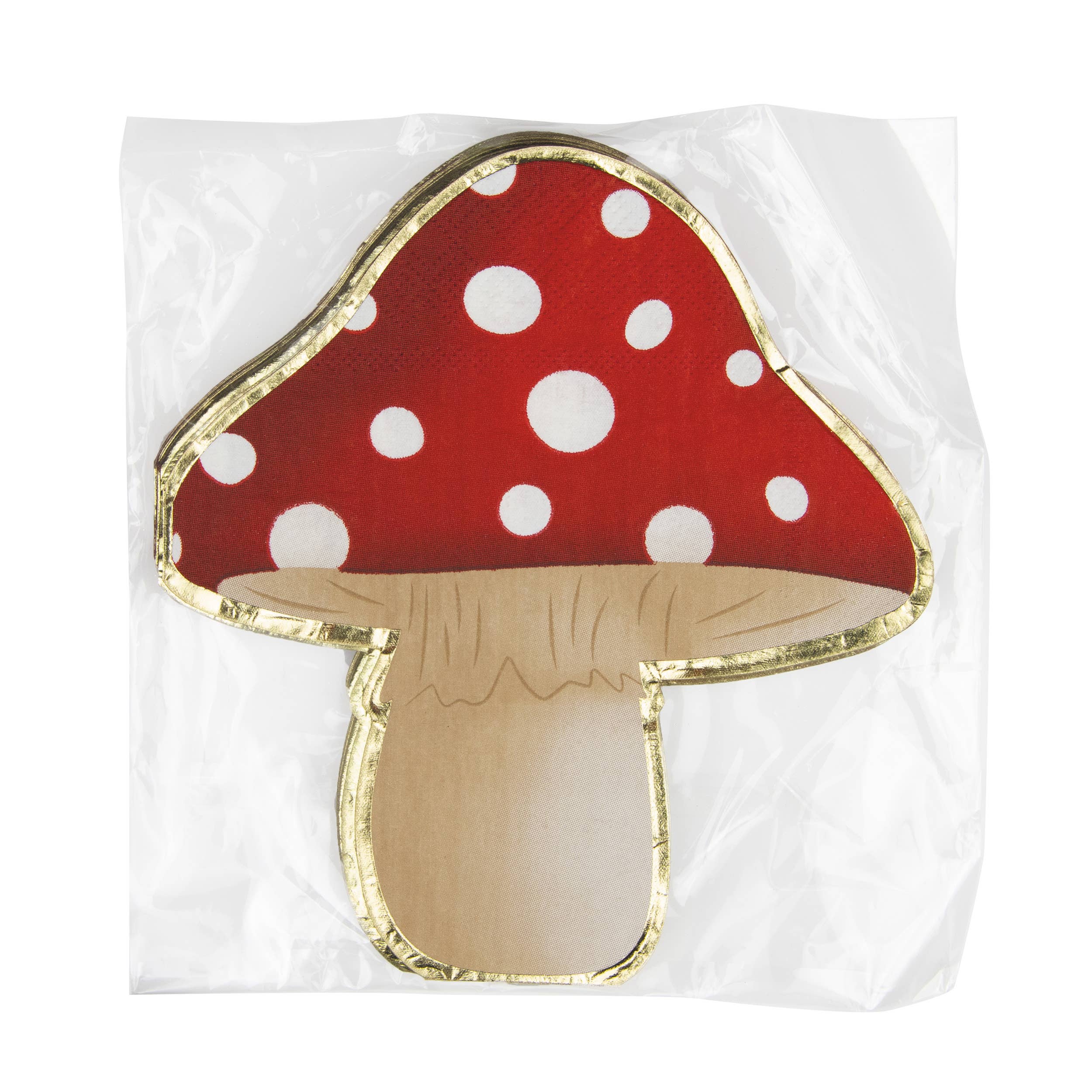 Tim&Puce Factory - Vente Serviettes jetables - SERVIETTES CHAMPIGNONS X 165