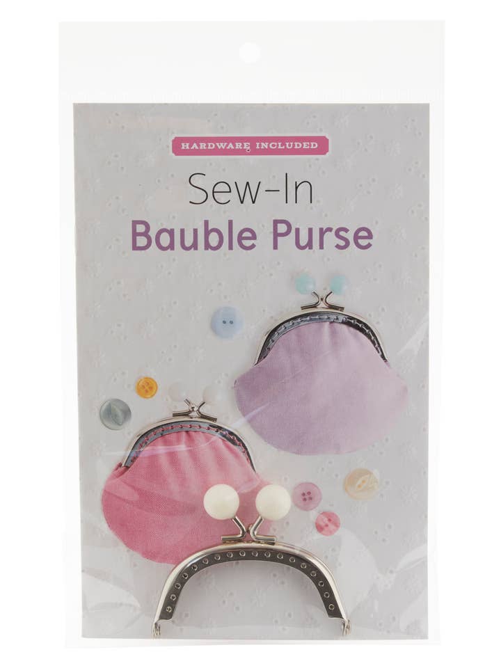 Sew-In Bauble Purse (#ZW2798) for wholesale by Zakka Workshop