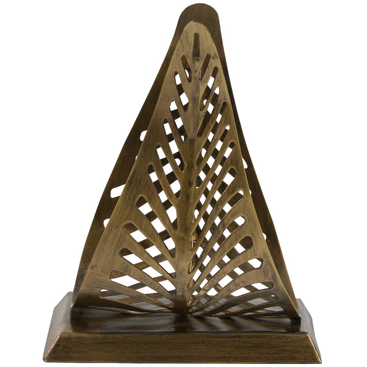 Park Designs - Wholesale Napkin Holder - Leaf Napkin Holder - Antique Brass3