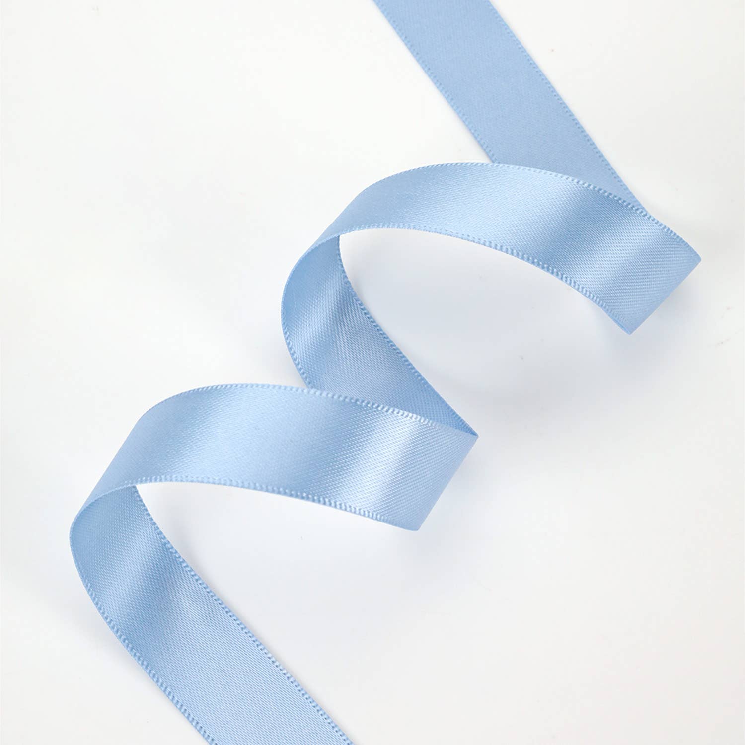 LA Ribbons Wholesale - Wholesale Ribbon - Gift Wrapping - Single Face Satin Ribbon | French Blue (332)5