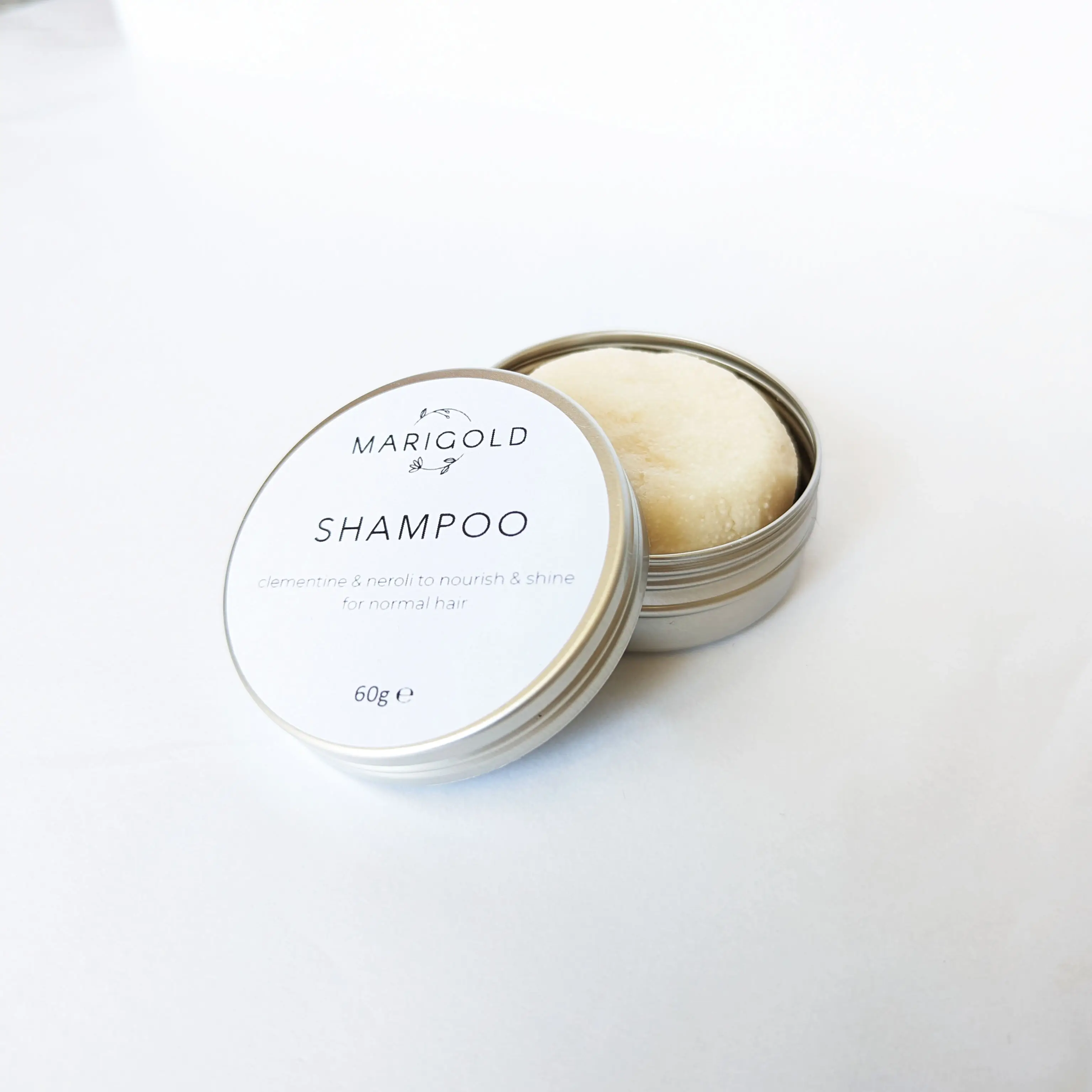 Marigold Charms – wholesale Shampoo puck/solid shampoo – Luxury Vegan Citrus Shampoo Bar for Normal Hair5